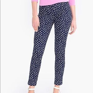 Petite J. Crew Printed Winnie Pants